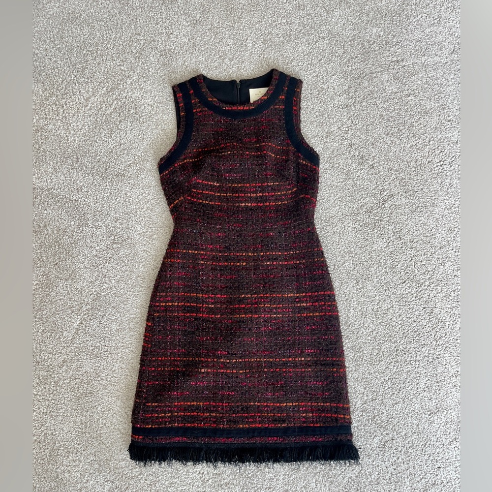 Kate Spade Multicolor Tweed Dress